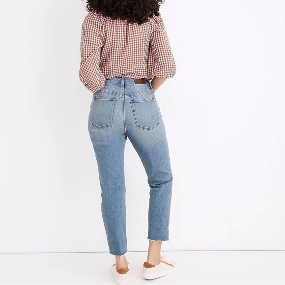 Madewell Petite The Curvy High Rise Perfect Vintage Jean Worn In Edition Size 24 - Picture 3 of 12